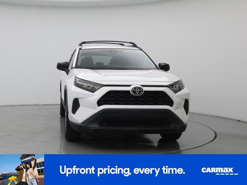 White 2021 Toyota RAV4 LE
