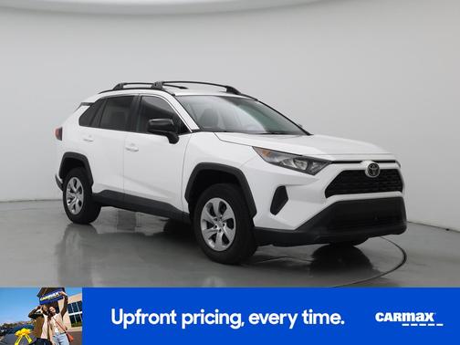 White 2021 Toyota RAV4 LE