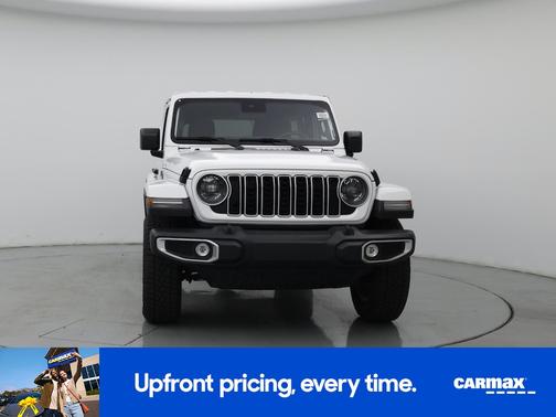White 2025 Jeep Wrangler Sahara