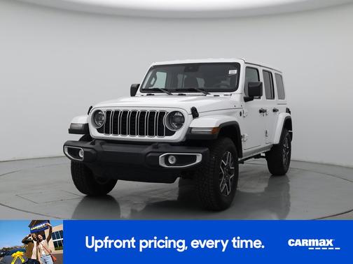 White 2025 Jeep Wrangler Sahara