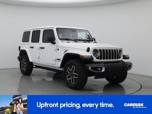 White 2025 Jeep Wrangler Sahara