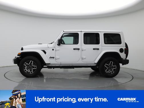 White 2025 Jeep Wrangler Sahara