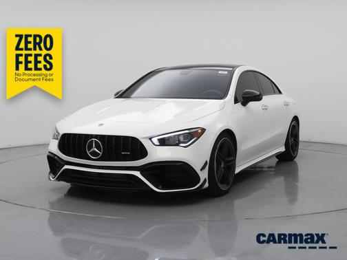 White 2022 Mercedes-Benz AMG CLA 45