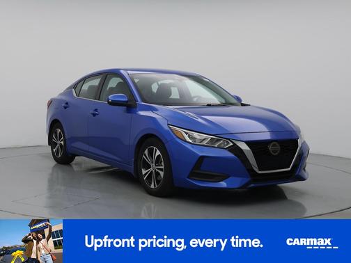 Blue 2021 Nissan Sentra SV
