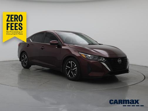 Burgundy 2024 Nissan Sentra SV