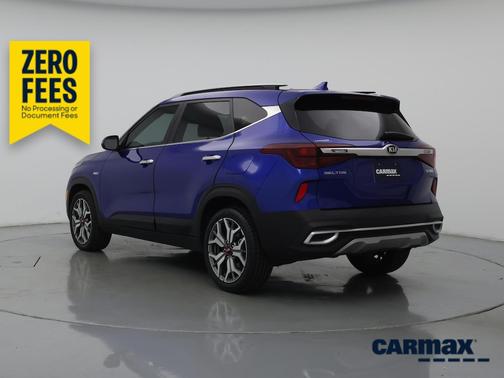 Blue 2021 Kia Seltos SX