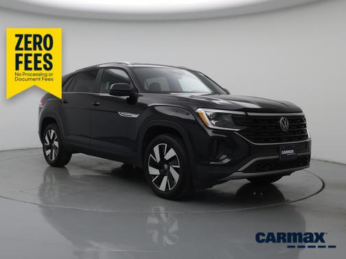 Black 2025 Volkswagen Atlas Cross Sport SE