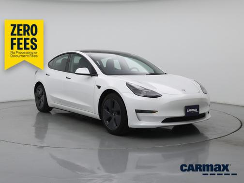 White 2022 Tesla Model 3
