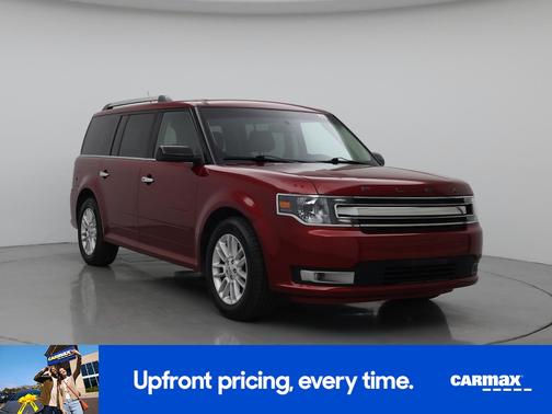 Red 2017 Ford Flex SEL
