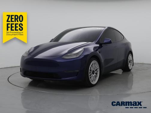 Blue 2022 Tesla Model Y Performance
