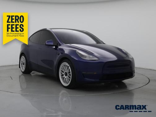 Blue 2022 Tesla Model Y Performance