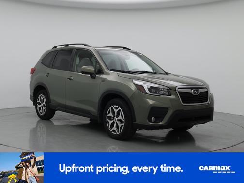 Green 2021 Subaru Forester Premium