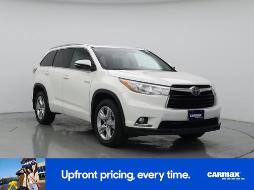 White 2015 Toyota Highlander Hybrid Limited
