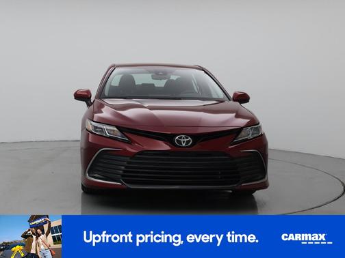 Red 2021 Toyota Camry LE
