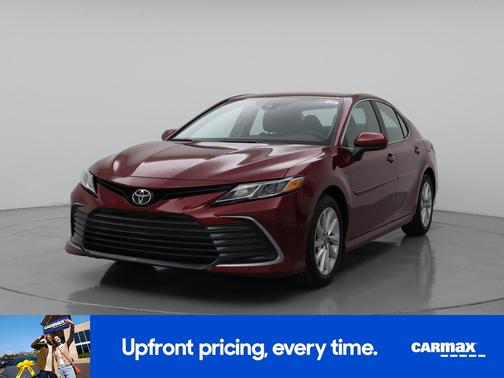 Red 2021 Toyota Camry LE