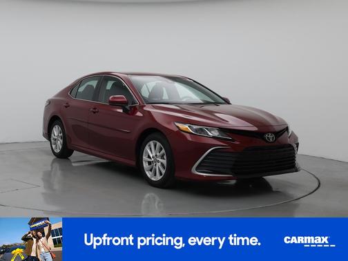 Red 2021 Toyota Camry LE