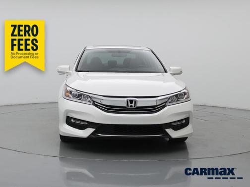 White 2017 Honda Accord EX-L