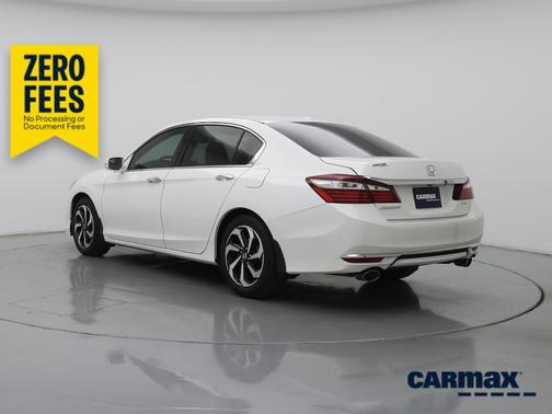 White 2017 Honda Accord EX-L