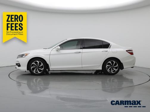 White 2017 Honda Accord EX-L