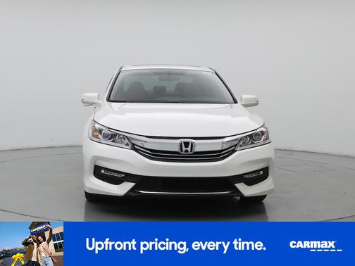 White 2017 Honda Accord EX-L