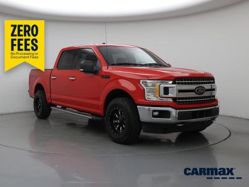 Red 2018 Ford F-150 XLT