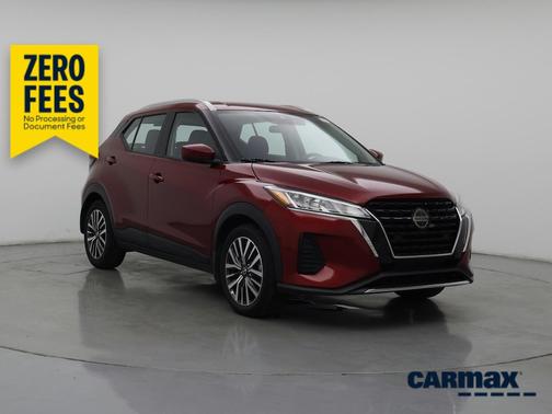 Burgundy 2021 Nissan Kicks SV
