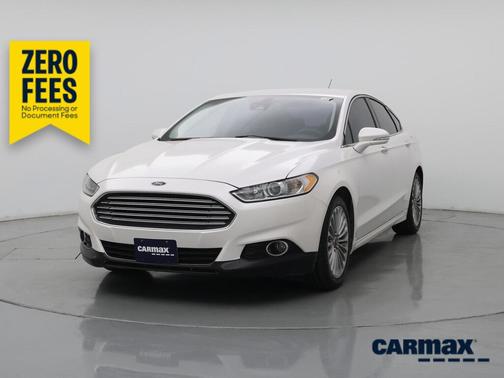 White 2016 Ford Fusion Titanium