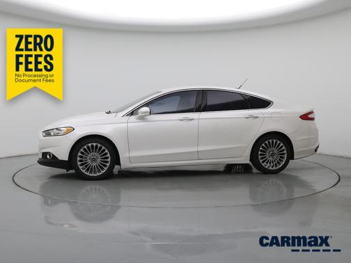 White 2016 Ford Fusion Titanium