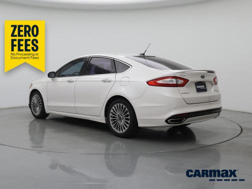 White 2016 Ford Fusion Titanium