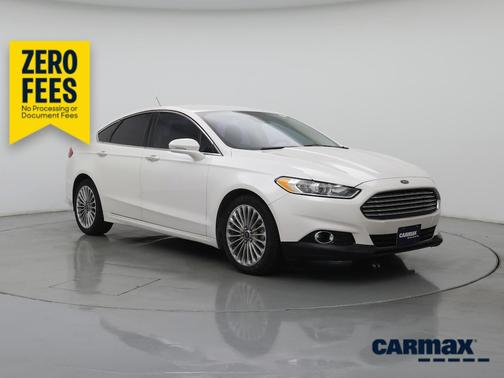White 2016 Ford Fusion Titanium