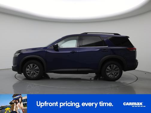 Blue 2025 Nissan Pathfinder SV