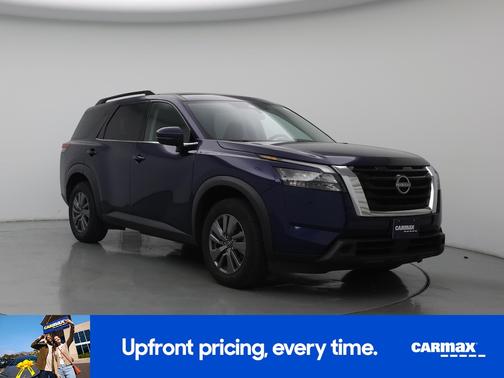 Blue 2025 Nissan Pathfinder SV