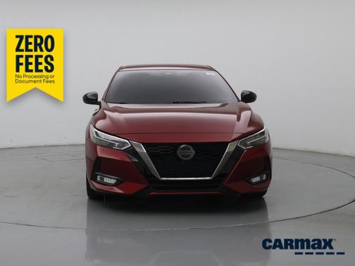 Burgundy 2021 Nissan Sentra SR