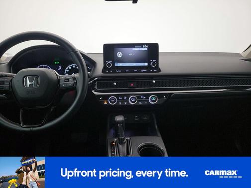 White 2022 Honda Civic EX