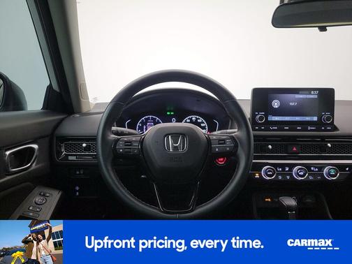 White 2022 Honda Civic EX