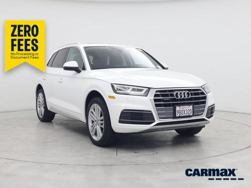 White 2019 Audi Q5 Premium Plus