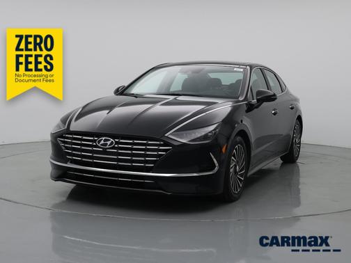 Black 2023 Hyundai SONATA Hybrid Limited