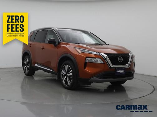 Orange 2021 Nissan Rogue SL