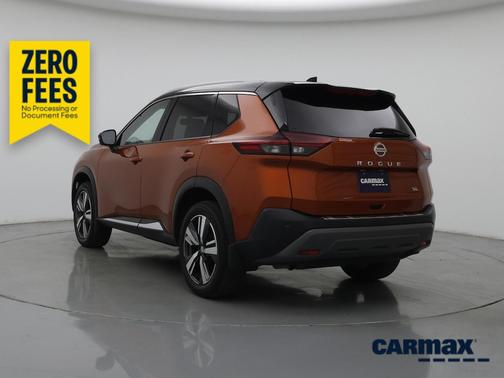 Orange 2021 Nissan Rogue SL
