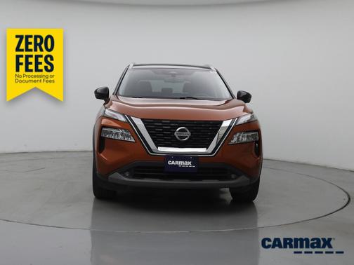 Orange 2021 Nissan Rogue SL