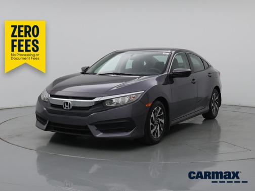 Gray 2017 Honda Civic EX
