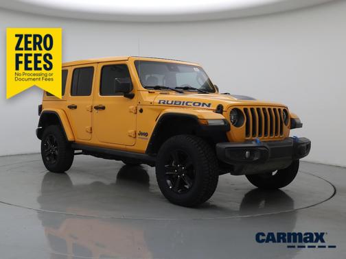 Orange 2021 Jeep Wrangler Unlimited 4xe Unlimited Rubicon
