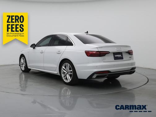 White 2023 Audi A4 S-Line Premium Plus
