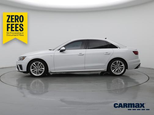 White 2023 Audi A4 S-Line Premium Plus