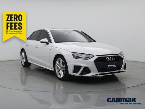 White 2023 Audi A4 S-Line Premium Plus