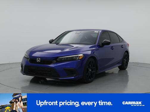 Blue 2022 Honda Civic Sport
