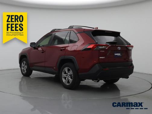 Burgundy 2023 Toyota RAV4 Hybrid XLE