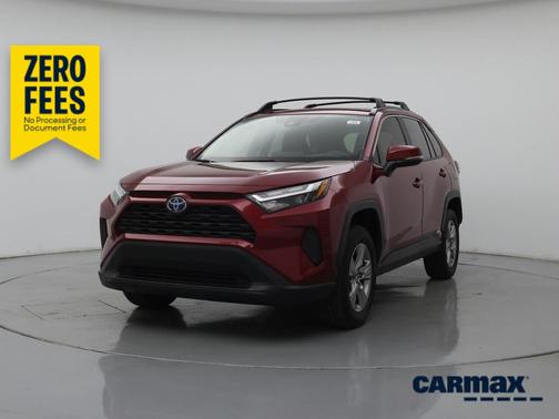 Burgundy 2023 Toyota RAV4 Hybrid XLE