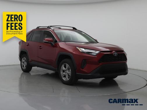Burgundy 2023 Toyota RAV4 Hybrid XLE