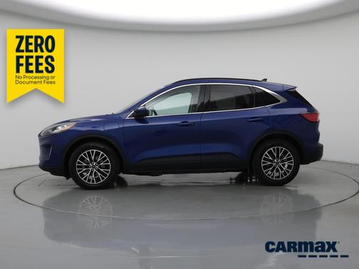 Blue 2022 Ford Escape PHEV Titanium